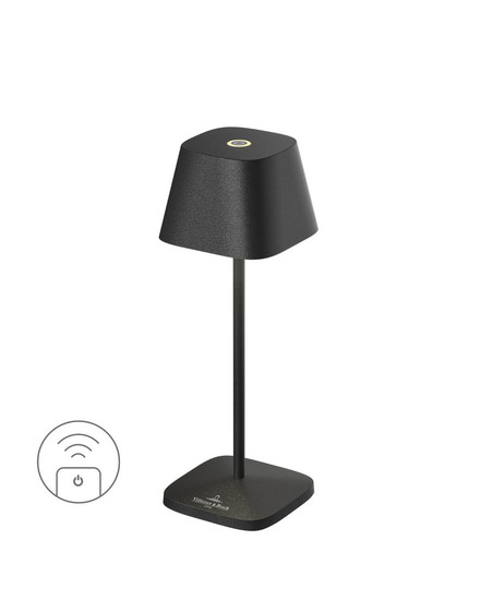 Villeroy & Boch NEAPEL MICRO RC Akku-Tischlampe Schwarz 2,3W steuerbare Lichtfarbe IP65 97262