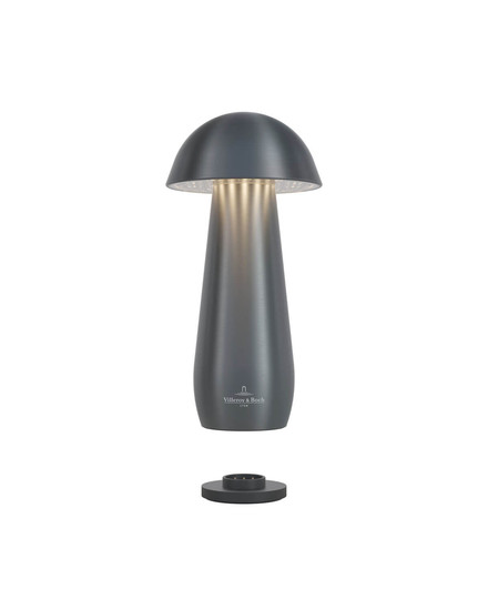 Villeroy & Boch MODENA Akku-Tischlampe Anthrazit Metallic Matt 1W steuerbare Lichtfarbe IP44 97286