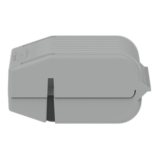 WAGO 207-1331 4x Gelbox Abzweig, für Serie 221 und 2273, 4mm², Größe 1, grau, IPX8 wasserdicht