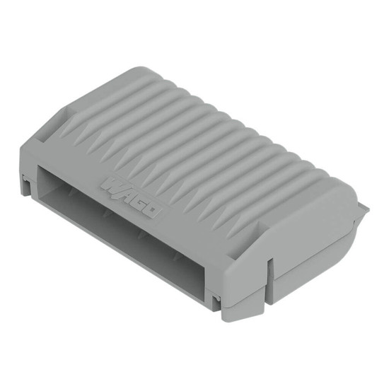 WAGO 207-1333 3x Gelbox Abzweig, für Serie 221 und 2273, 4mm², Größe 3, grau, IPX8 wasserdicht