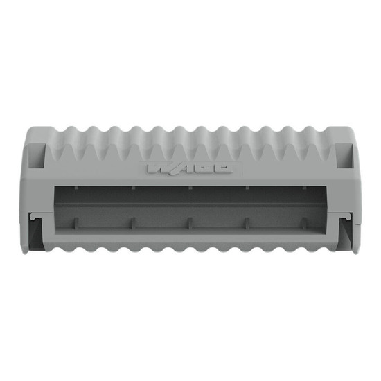 WAGO 207-1333 3x Gelbox Abzweig, für Serie 221 und 2273, 4mm², Größe 3, grau, IPX8 wasserdicht