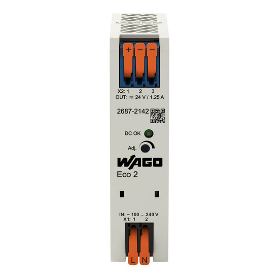 WAGO 2687-2142 Stromversorgung Eco 2, 1-phasig, DC 24V, 1,25A, 30W