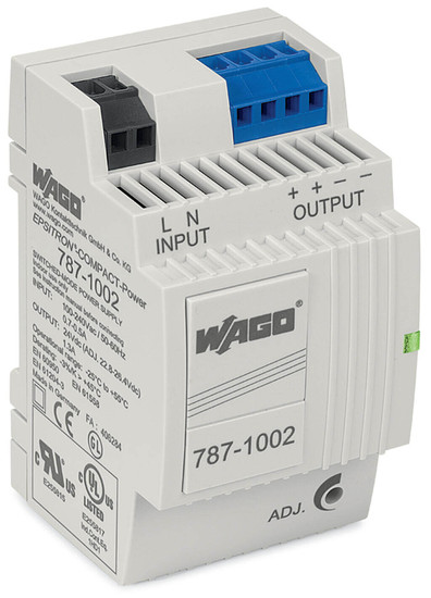 WAGO 787-1002 Stromversorgung Compact, 1-phasig, DC 24V, 1,3A, 31,2W