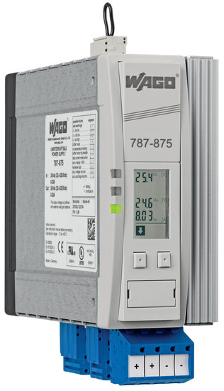 WAGO 787-875 USV-Lade- und Kontrolleinheit, DC 24V, 20A, LineMonitor