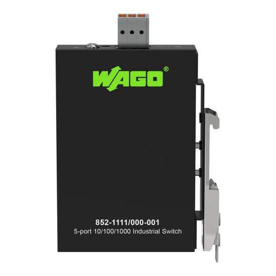 WAGO 852-1111/000-001 1x 5 Ports 1000Base-T ECO Industrial Switch, Industrie Ethernet