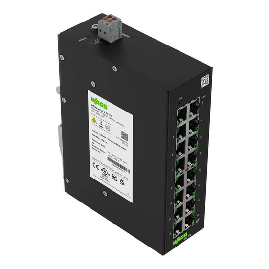 WAGO 852-116 Industrial ECO Switch unmanaged, 16 Ports 100Base-TX