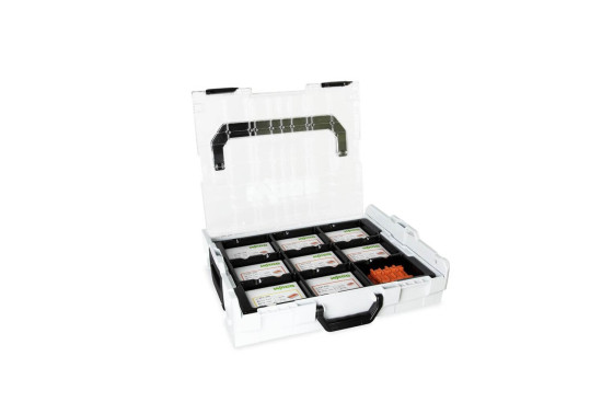 WAGO 887-928 1x Klemmensortiment, L-Boxx 102, transp. Deckel, Serie 221, 4 mm² + 6 mm²