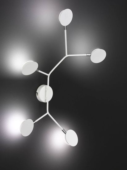 WOFI Wandleuchte Belize LED 25W Warmweiss Weiß