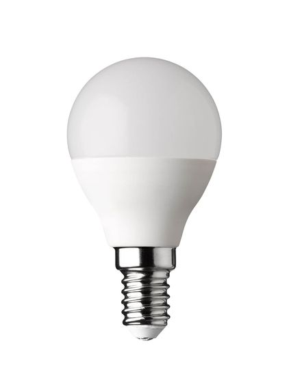 WOFI LED Lampe G45 E14 5,5W 470Lm 3000K Warmweiss matt