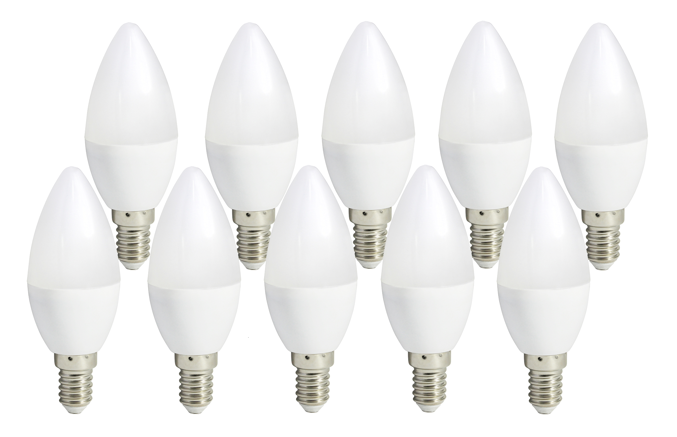 10er-Set Bioledex TEMA LED Lampe E14 6W 470Lm Warmweiss 2700K wie 40W 