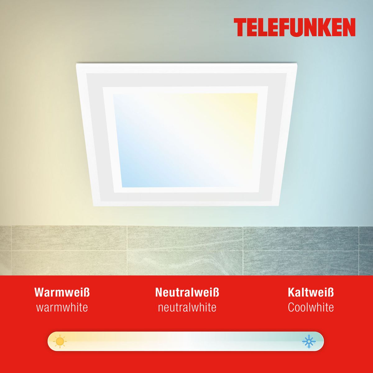 Telefunken FRAMELIGHT 318806TF LED Panel dimmbar 24W