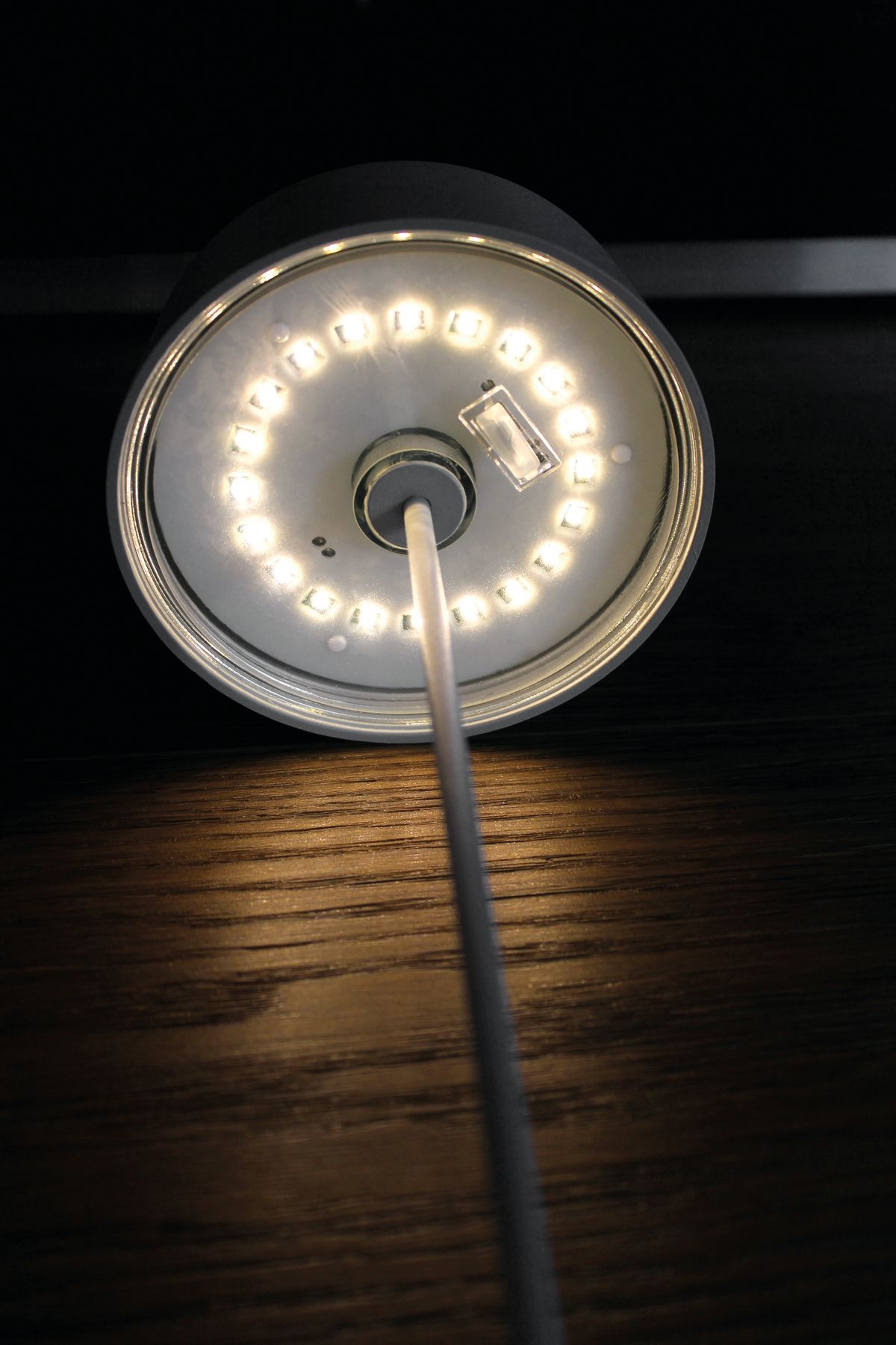 ECO-LIGHT Cocktail LED Aussentischleuchte Warmweiss dimmbar 2,2W IP54  Matt-Schwarz