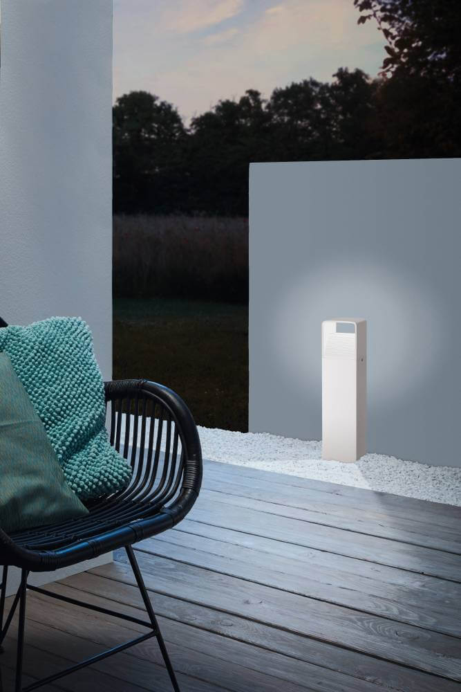 Eglo 98267 DONINNI 1 LED Außen-Sockelleuchte 6W 135x75mm Weiss  