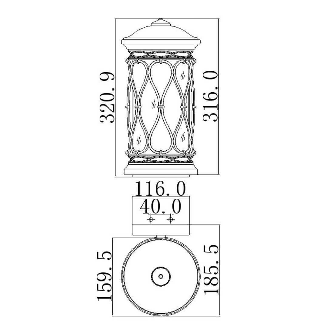 Elstead Wellfleet AußenWandleuchte E27 IP44 FEWELLFLEETS