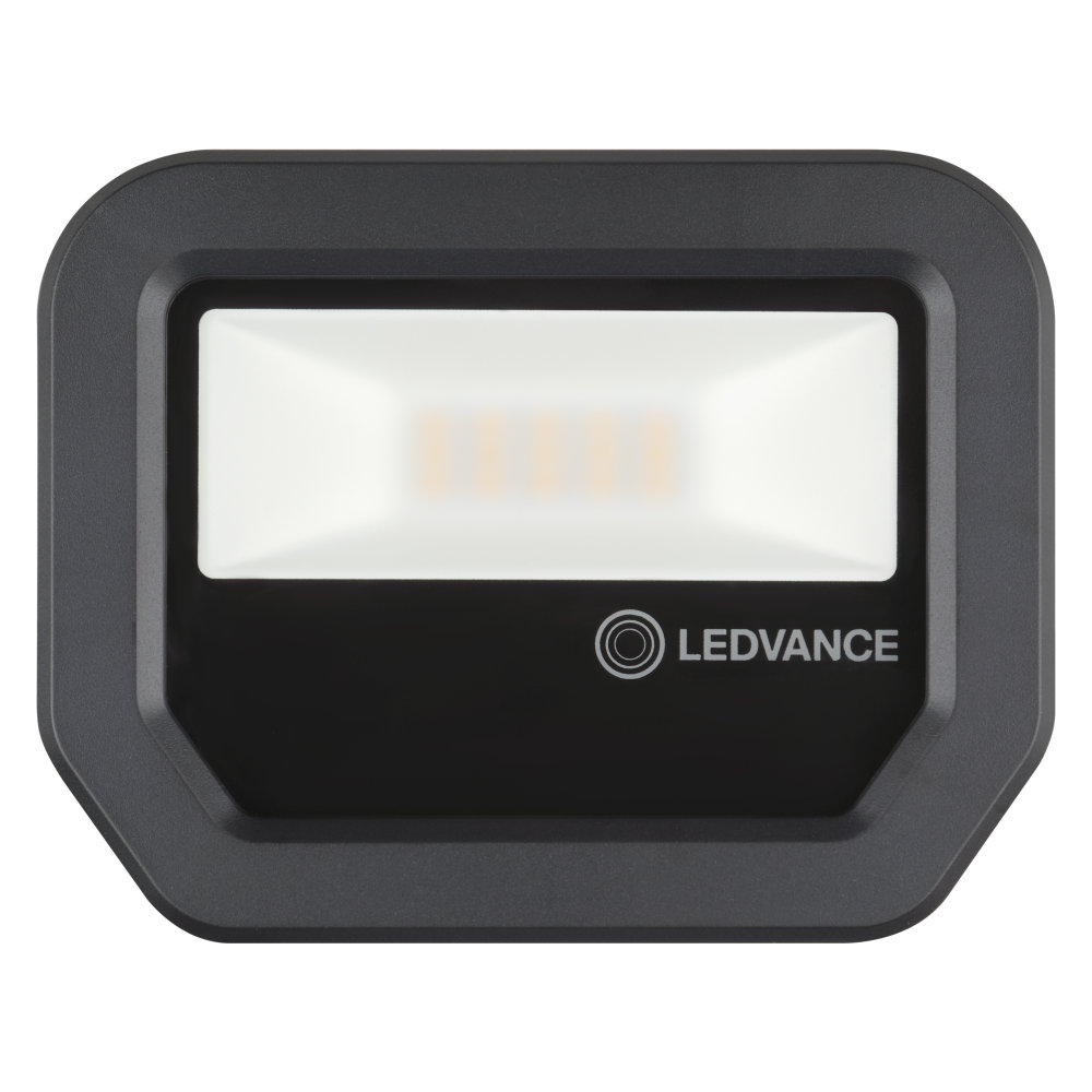 LEDVANCE FLOODLIGHT 10 W/3000 K IP65 schwarz ohne Stecker 