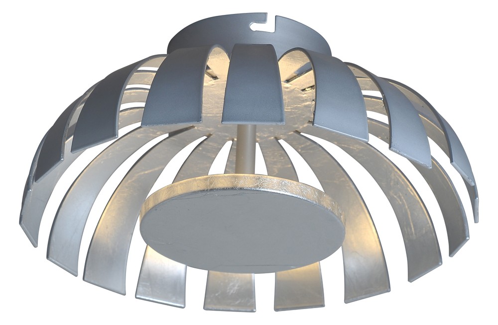 K 24W LED Flare Wand-/Deckenleuchte Silber LUCE 3000 Design