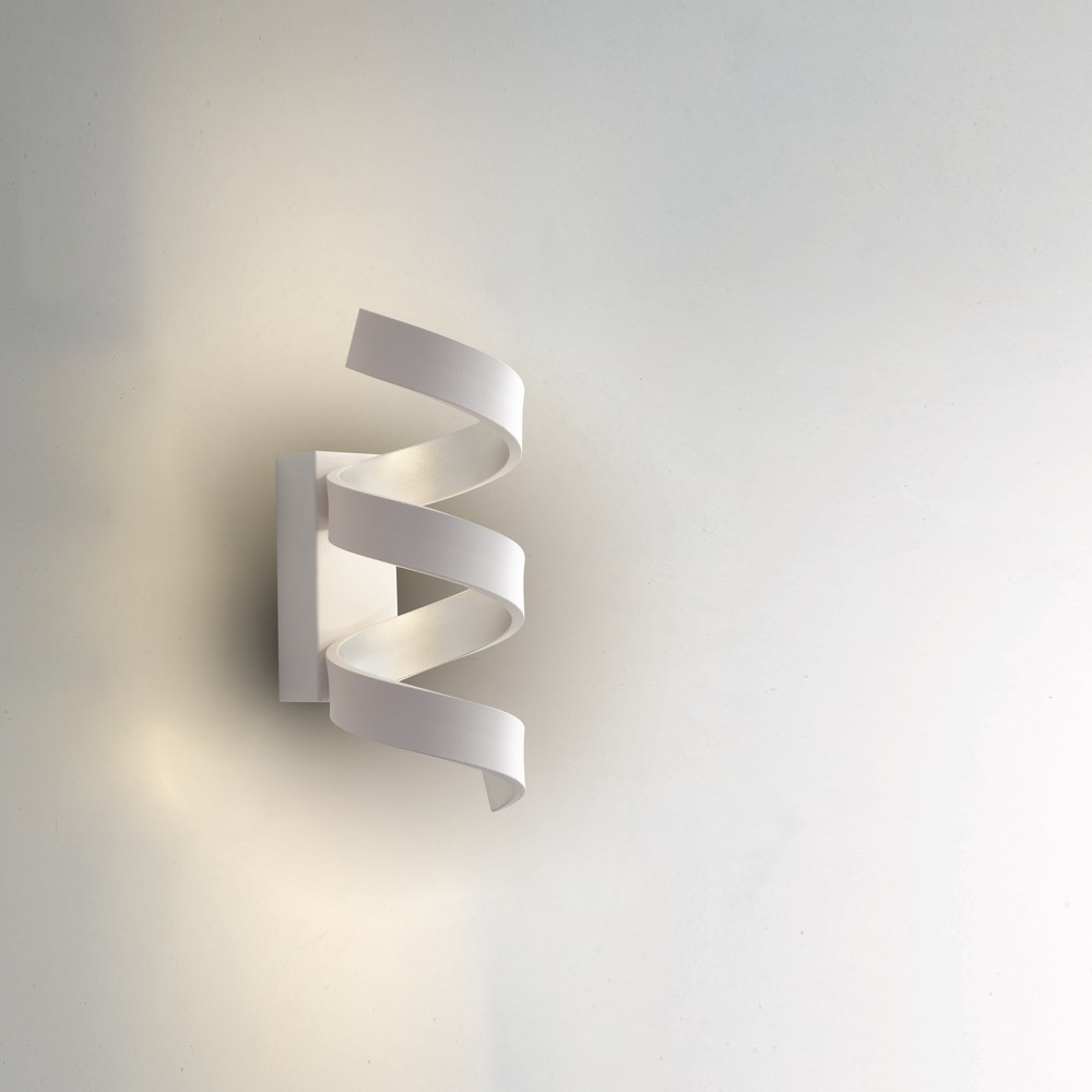 LUCE Design Helix LED Wandleuchte 3fach 4000 K 9W Weiß, Silber