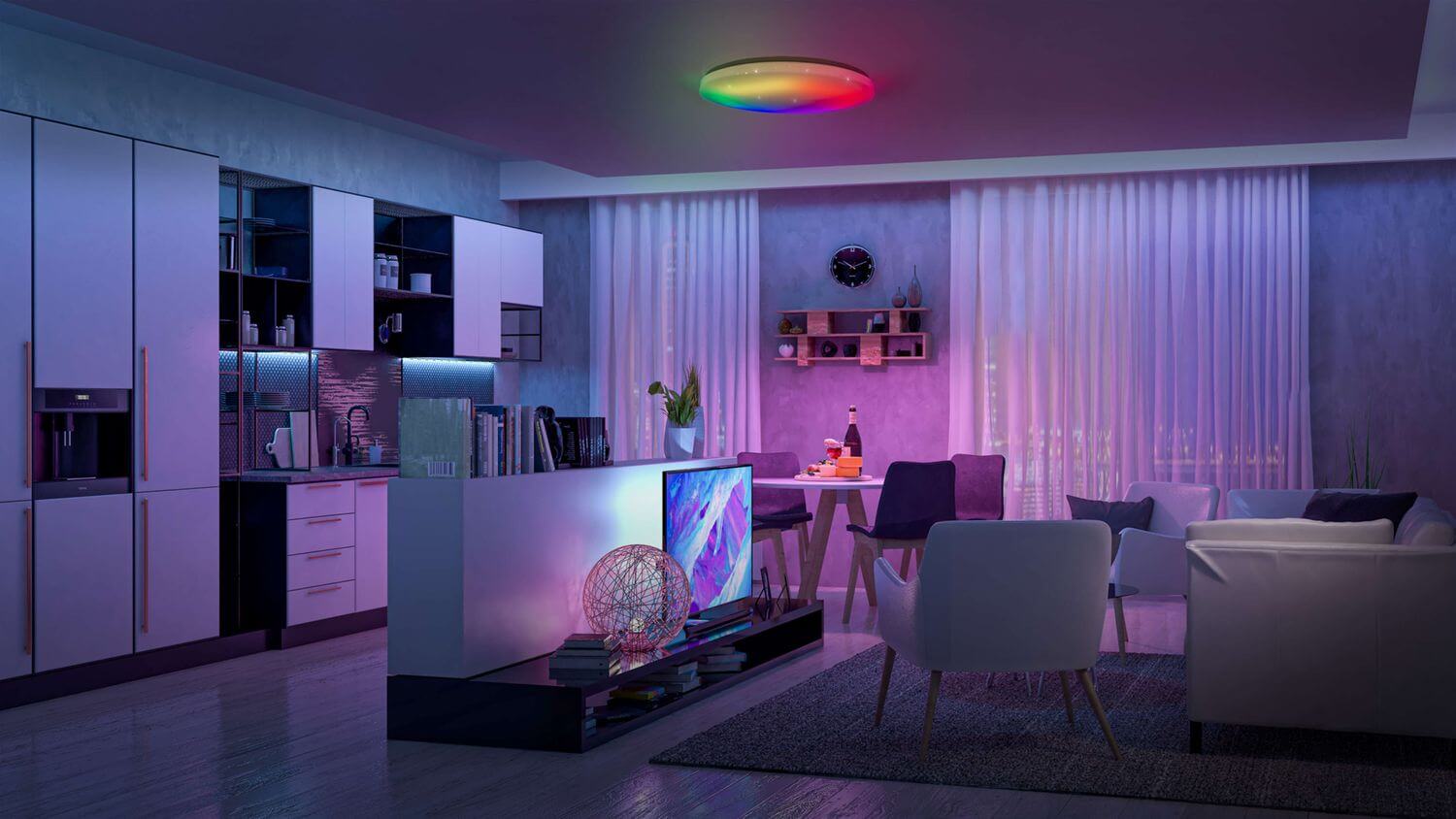 Sprudelstein mit LED Beleuchtung verschiedene Farben einstellbar