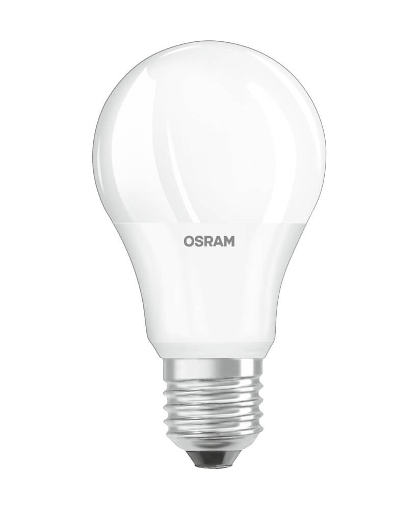 warmweiß OSRAM LED BASE 3er Set 10-W-LED-Lampe E27 Ersatz für 75-W-Glühlampen 