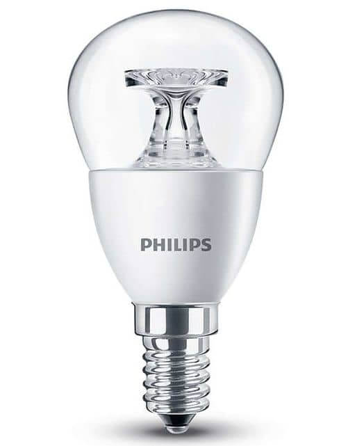 klar Philips COREPRO LEDluster E27 / 5,5W LED Lampe Tropfen 470 lm 