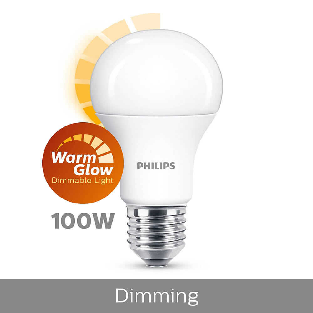Leuchtmittel Philips E27 Led 13 5w 100w Warmweiss Dimmbar Beleuchtung Lampe Leuchtmittel