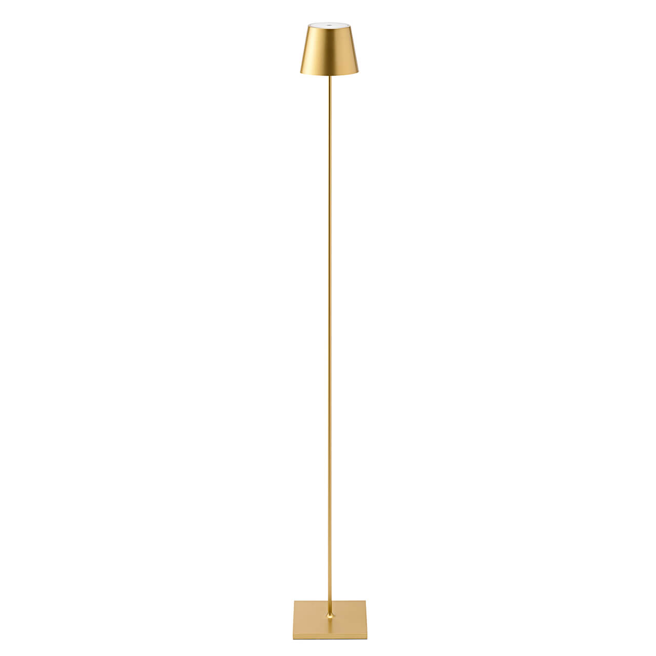 SIGOR 4518501 Akku-Stehleuchte LED Nuindie 120cm goldfarben rund
