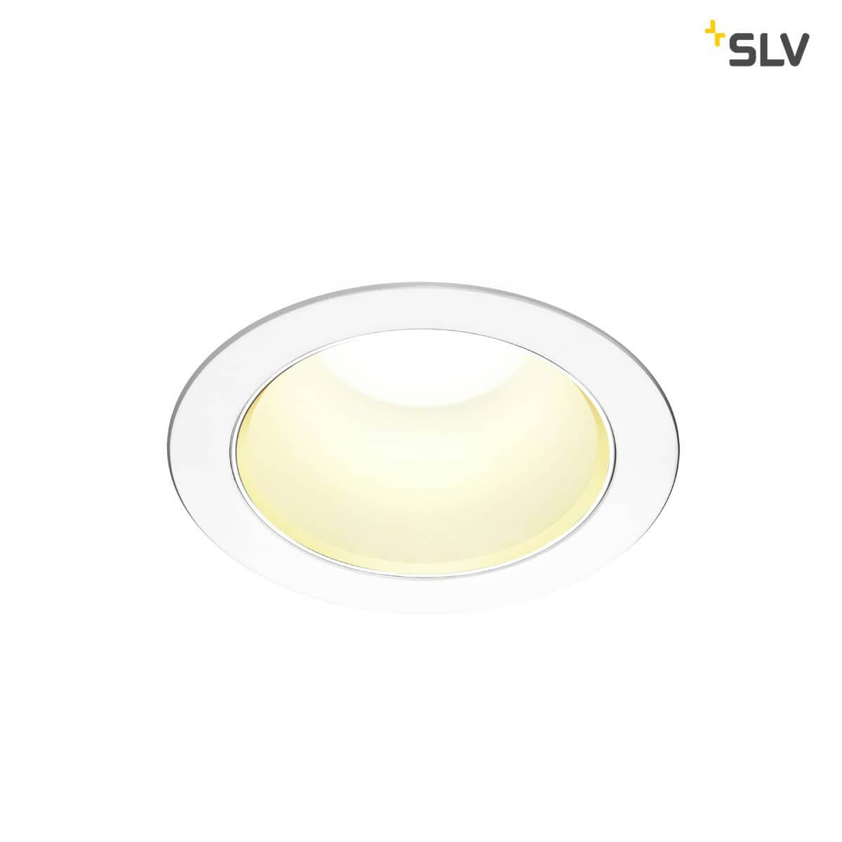 SLV 1001976, RILO DL LED Indoor Deckeneinbauleuchte weiß chrom 3000