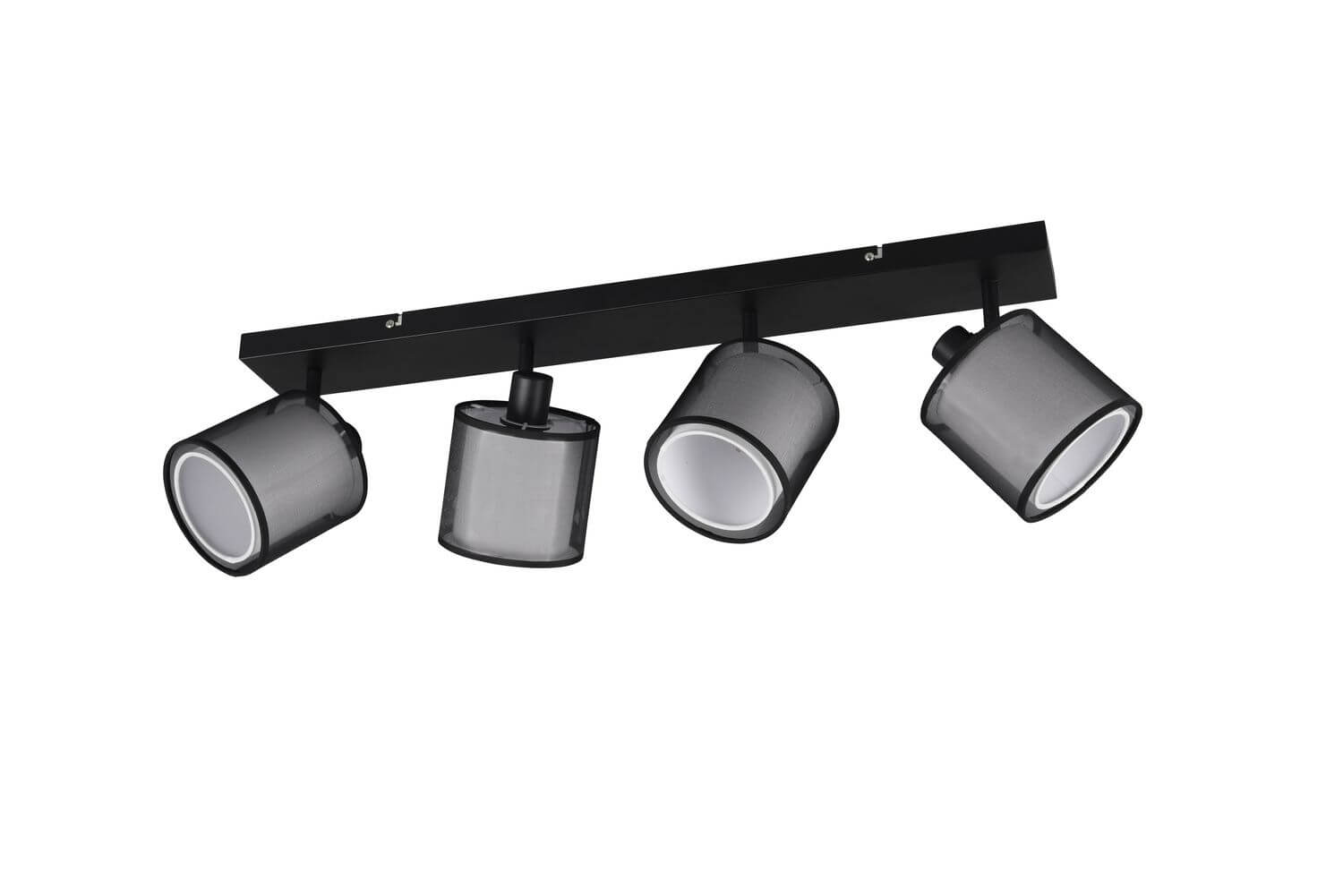 Trio 811400432 Burton E14 Strahler 4-fach Schwarz Matt