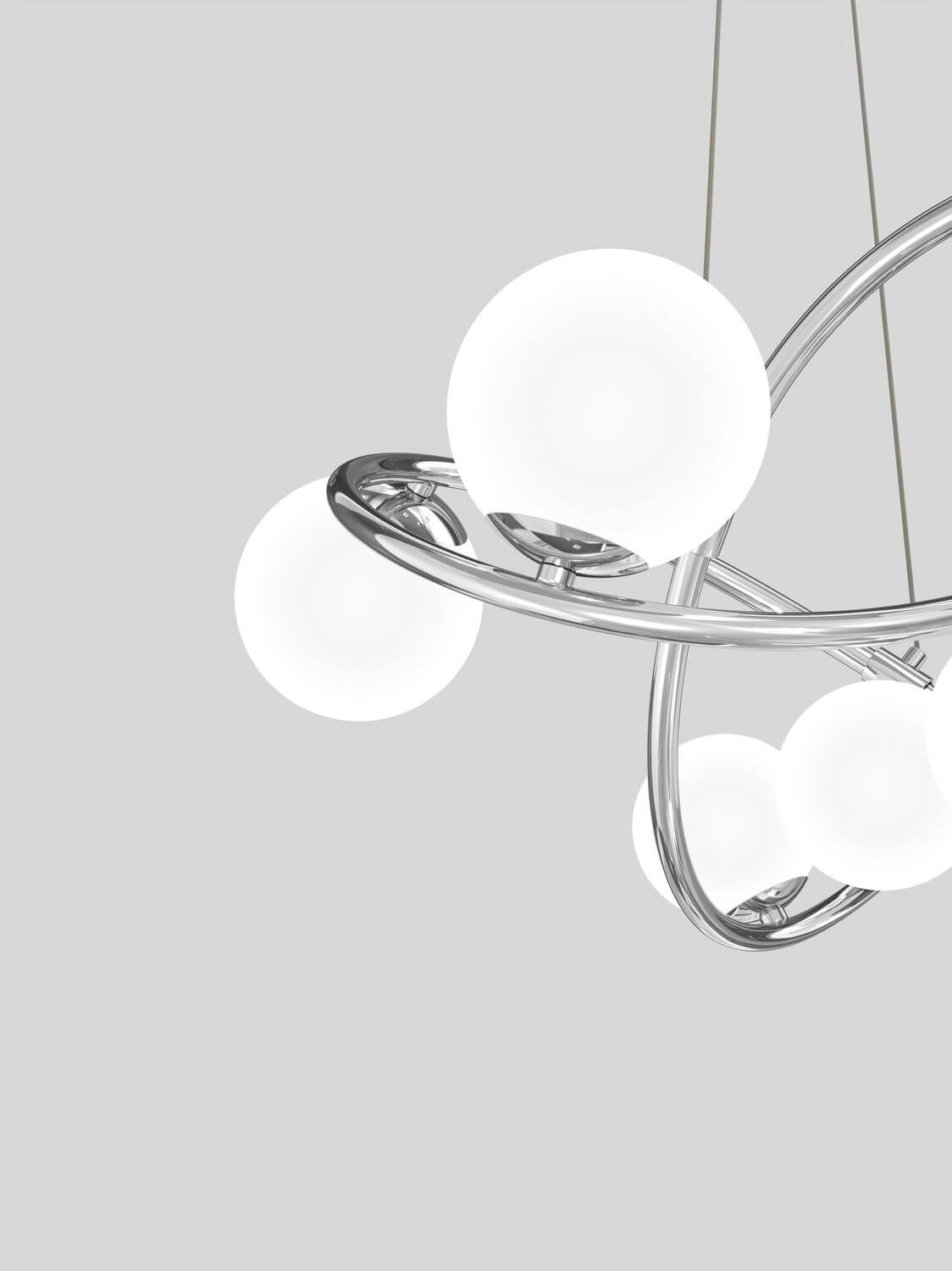 Wofi Nancy LED G9 Pendelleuchte Chrom 7014-807, 24W Warmweiss 