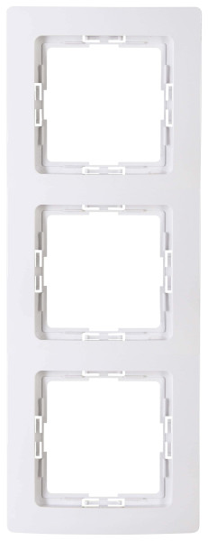 Kopp HK05 Abdeckrahmen für senkrechte und waagerechte Installation 3-fach