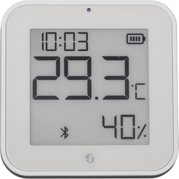 Shelly BLU H&T Display ZB - Zigbee Raumklima-Sensor mit Display, Weiß
