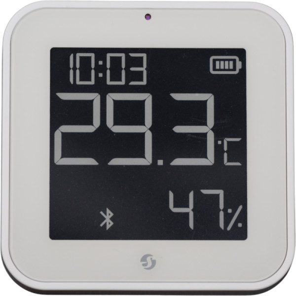 Shelly BLU H&T Display ZB - Zigbee Raumklima-Sensor mit Display, Weiß