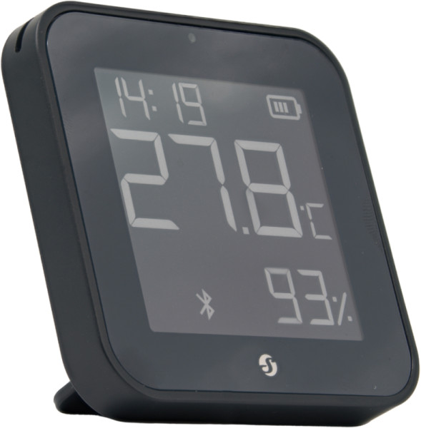 Shelly BLU H&T Display ZB - Zigbee Raumklima-Sensor mit Display, Schwarz
