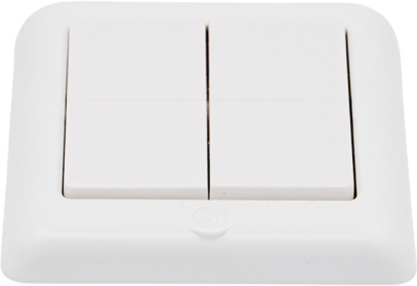 Shelly BLU Wall Switch 4 ZB, DK Format - Zigbee Wandschalter, Weiß