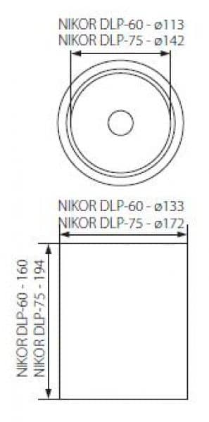 Aufbau Deckenleuchte NIKOR DLP E27 weiß Zylinder Deckenaufbauleuchte Deckenlampe 