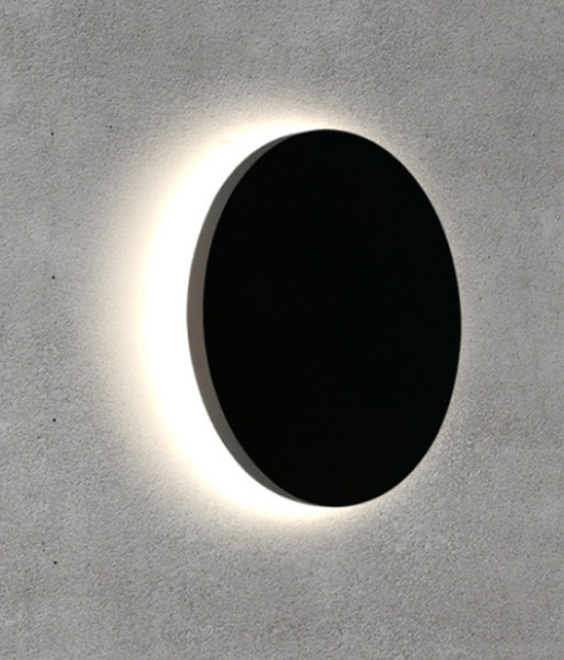 Bioledex LED Wandleuchte 22cm Rund 15W CCT 3000/4000/6500K Schwarz