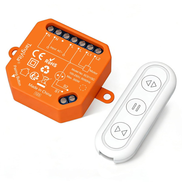 SOIXX Hutschienenhalter für LoraTap Relay 22mm DIN Hutschiene Halter