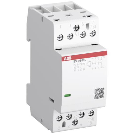 ABB ESB25-22N-06 Installationsschütz 2S/2Ö, 230-240 V AC/DC, Made in Germany