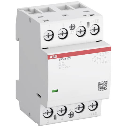 ABB ESB40-40N-01 Installationsschütz 4S/0Ö, 24 V AC/DC, Made in Germany