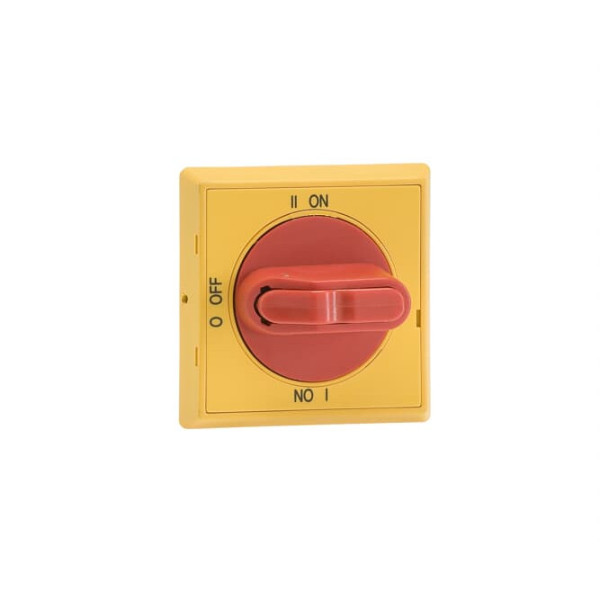 ABB OHYS2AJE011 Selektorgriff rot-gelb Wellen-ø 6mm IP65 Beschriftung I-0-II