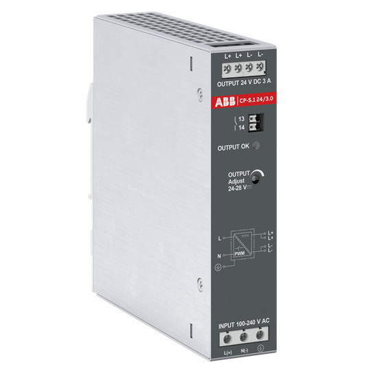 ABB CP-S.1 24/3.0 Netzteil In:100-240VAC/90-250VDC Out:DC 24V/3A