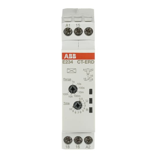 ABB CT-ERD.12 Zeitrelais, ansprechverzögert 1 WE, 24-240 VAC, 24-48 VDC