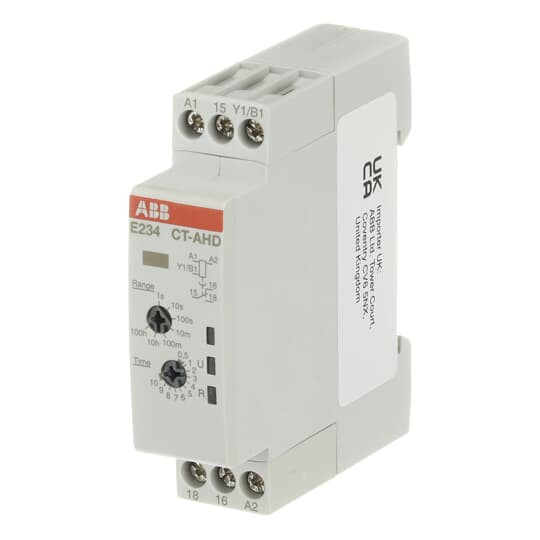 ABB CT-AHD.12 Zeitrelais, rückfallverzögert 1We, 24-240VAC, 24-48VDC