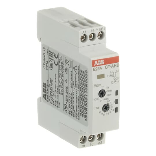 ABB CT-AHD.12 Zeitrelais, rückfallverzögert 1We, 24-240VAC, 24-48VDC