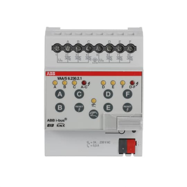 ABB VAA/S6.230.2.1 Ventilantrieb-Aktor, 6fach, 230 V, REG, Made in Germany