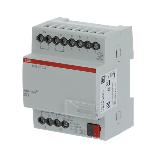 ABB AE/S4.1.1.3 Analogeingang, 4fach, REG, Made in Germany