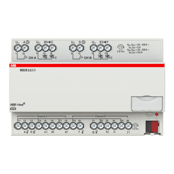 ABB HCC/S2.2.1.1 Heiz-/Kühlkreis Controller, 2fach, 3-Punkt, REG, Made in Germany