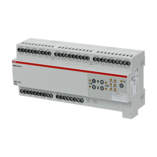 ABB SAH/S24.10.7.1 Schalt-/Jalousieaktor, 24fach, 10 A, REG, Made in Germany