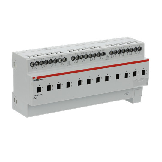 ABB SA/S12.16.2.2 Schaltaktor, 12fach, 16 A, REG, Made in Germany