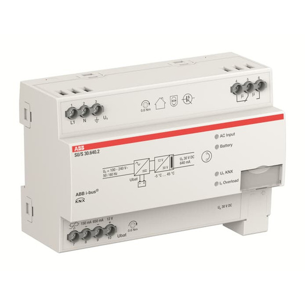 ABB SU/S30.640.2 Unterbr. KNX Spannungsvers.  640 mA, MDRC, Made in Germany